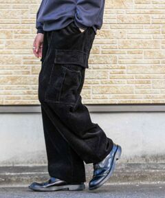 SENSE OF PLACE by URBAN RESEARCH / センスオブプレイス バイ アーバンリサーチ その他パンツ | 『セットアップ対応』 ヘビーコーデュロイワイドカーゴパンツ