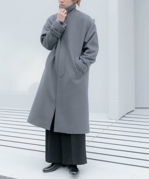 SENSE OF PLACE by URBAN RESEARCH / センスオブプレイス バイ アーバンリサーチ ステンカラーコート | 『ユニセックス』バルマカーンルーズコート | 詳細12