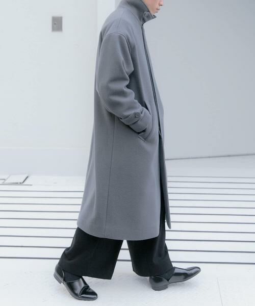 SENSE OF PLACE by URBAN RESEARCH / センスオブプレイス バイ アーバンリサーチ ステンカラーコート | 『ユニセックス』バルマカーンルーズコート | 詳細13