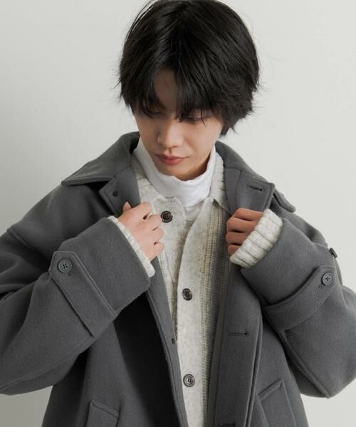 SENSE OF PLACE by URBAN RESEARCH / センスオブプレイス バイ アーバンリサーチ ステンカラーコート | 『ユニセックス』バルマカーンルーズコート | 詳細14