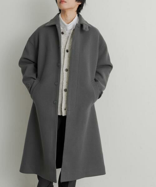 SENSE OF PLACE by URBAN RESEARCH / センスオブプレイス バイ アーバンリサーチ ステンカラーコート | 『ユニセックス』バルマカーンルーズコート | 詳細16