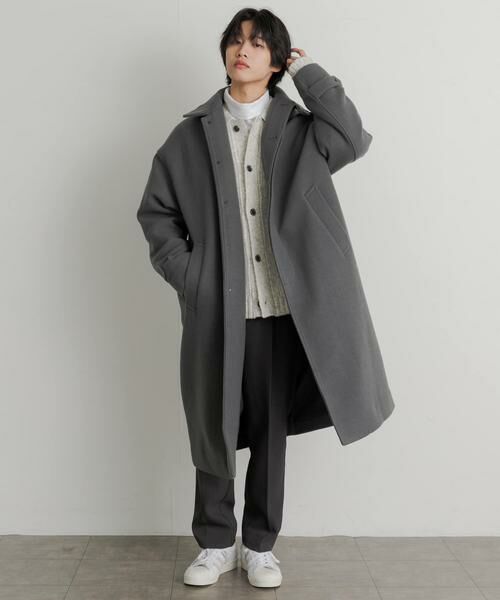 SENSE OF PLACE by URBAN RESEARCH / センスオブプレイス バイ アーバンリサーチ ステンカラーコート | 『ユニセックス』バルマカーンルーズコート | 詳細19