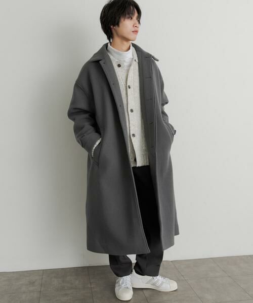 SENSE OF PLACE by URBAN RESEARCH / センスオブプレイス バイ アーバンリサーチ ステンカラーコート | 『ユニセックス』バルマカーンルーズコート | 詳細20