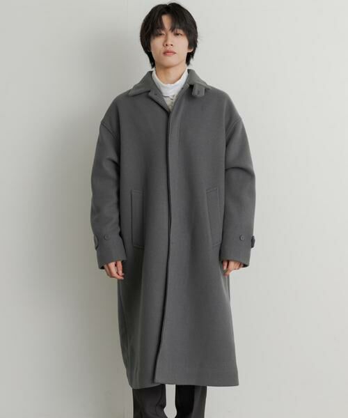 SENSE OF PLACE by URBAN RESEARCH / センスオブプレイス バイ アーバンリサーチ ステンカラーコート | 『ユニセックス』バルマカーンルーズコート | 詳細21