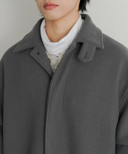 SENSE OF PLACE by URBAN RESEARCH / センスオブプレイス バイ アーバンリサーチ ステンカラーコート | 『ユニセックス』バルマカーンルーズコート | 詳細24
