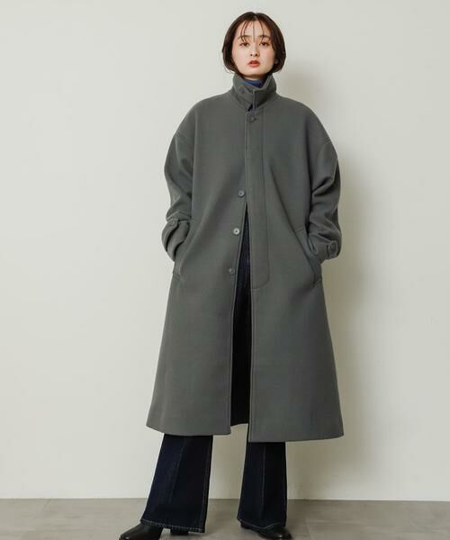 SENSE OF PLACE by URBAN RESEARCH / センスオブプレイス バイ アーバンリサーチ ステンカラーコート | 『ユニセックス』バルマカーンルーズコート | 詳細4