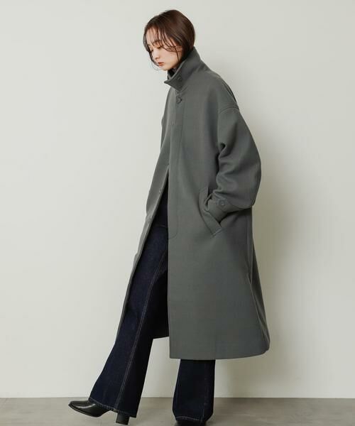 SENSE OF PLACE by URBAN RESEARCH / センスオブプレイス バイ アーバンリサーチ ステンカラーコート | 『ユニセックス』バルマカーンルーズコート | 詳細5