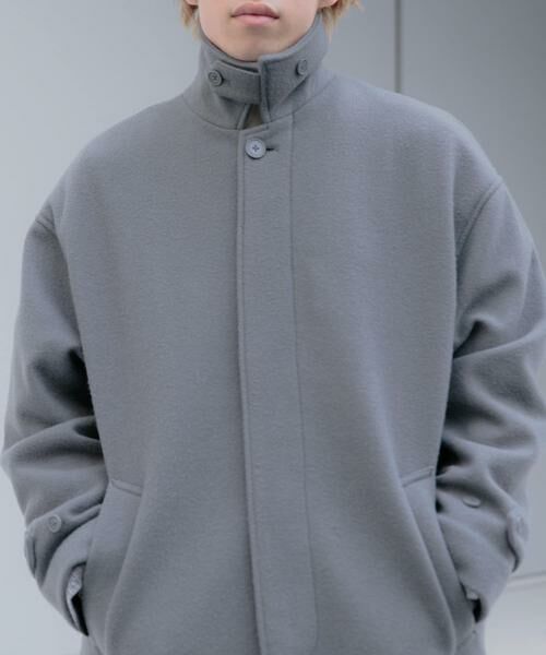 SENSE OF PLACE by URBAN RESEARCH / センスオブプレイス バイ アーバンリサーチ ステンカラーコート | 『ユニセックス』バルマカーンルーズコート | 詳細6