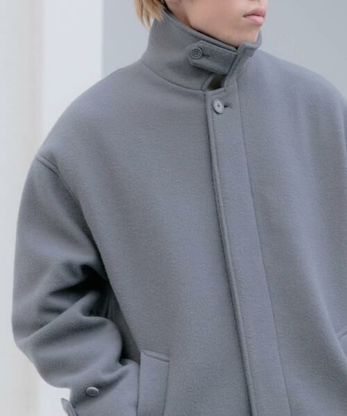 SENSE OF PLACE by URBAN RESEARCH / センスオブプレイス バイ アーバンリサーチ ステンカラーコート | 『ユニセックス』バルマカーンルーズコート | 詳細7