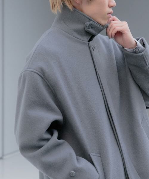 SENSE OF PLACE by URBAN RESEARCH / センスオブプレイス バイ アーバンリサーチ ステンカラーコート | 『ユニセックス』バルマカーンルーズコート | 詳細8