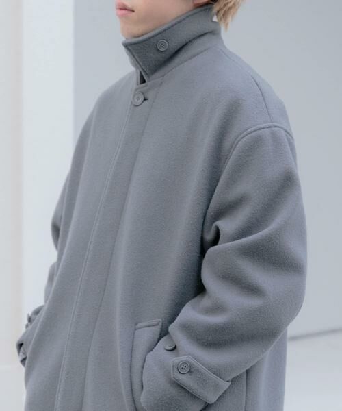 SENSE OF PLACE by URBAN RESEARCH / センスオブプレイス バイ アーバンリサーチ ステンカラーコート | 『ユニセックス』バルマカーンルーズコート | 詳細9