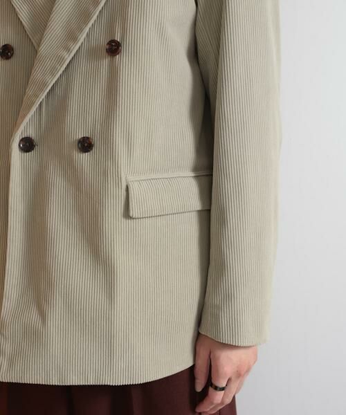 SENSE OF PLACE by URBAN RESEARCH / センスオブプレイス バイ アーバンリサーチ その他アウター | 『セットアップ対応』 コーデュロイダブルルーズジャケット | 詳細13