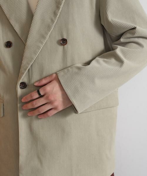SENSE OF PLACE by URBAN RESEARCH / センスオブプレイス バイ アーバンリサーチ その他アウター | 『セットアップ対応』 コーデュロイダブルルーズジャケット | 詳細14