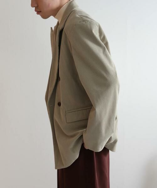 SENSE OF PLACE by URBAN RESEARCH / センスオブプレイス バイ アーバンリサーチ その他アウター | 『セットアップ対応』 コーデュロイダブルルーズジャケット | 詳細3