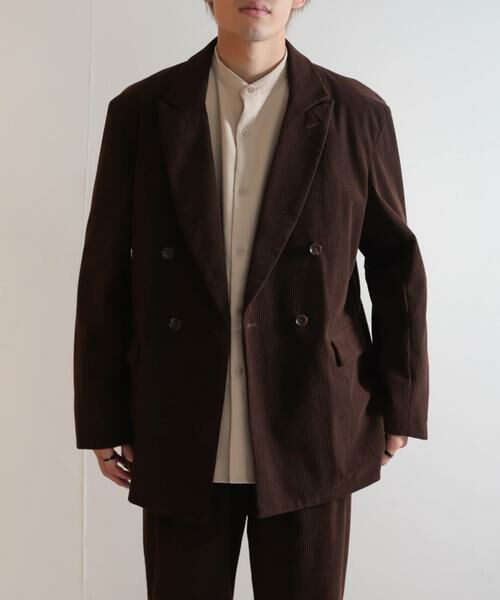 SENSE OF PLACE by URBAN RESEARCH / センスオブプレイス バイ アーバンリサーチ その他アウター | 『セットアップ対応』 コーデュロイダブルルーズジャケット | 詳細23