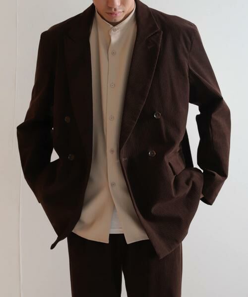 SENSE OF PLACE by URBAN RESEARCH / センスオブプレイス バイ アーバンリサーチ その他アウター | 『セットアップ対応』 コーデュロイダブルルーズジャケット | 詳細24