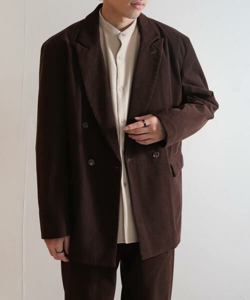 SENSE OF PLACE by URBAN RESEARCH / センスオブプレイス バイ アーバンリサーチ その他アウター | 『セットアップ対応』 コーデュロイダブルルーズジャケット | 詳細25