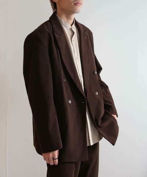 SENSE OF PLACE by URBAN RESEARCH / センスオブプレイス バイ アーバンリサーチ その他アウター | 『セットアップ対応』 コーデュロイダブルルーズジャケット | 詳細26