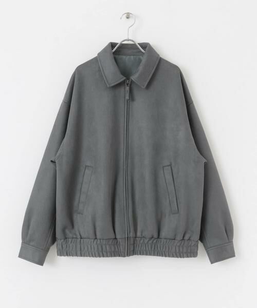 SENSE OF PLACE by URBAN RESEARCH / センスオブプレイス バイ アーバンリサーチ ブルゾン | 『セットアップ対応』 ツイルスエードタッチZIPブルゾン | 詳細15