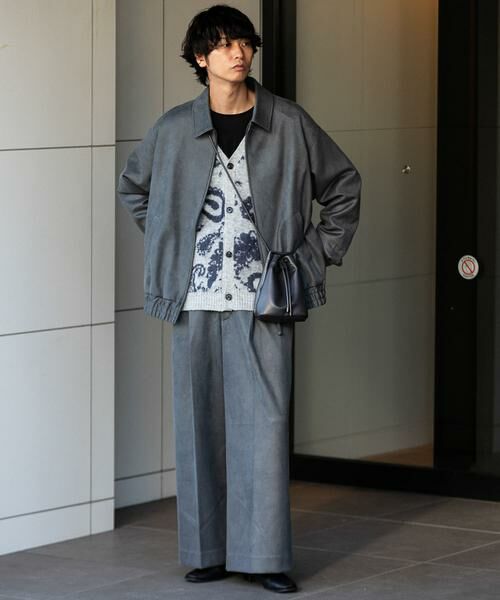 SENSE OF PLACE by URBAN RESEARCH / センスオブプレイス バイ アーバンリサーチ ブルゾン | 『セットアップ対応』 ツイルスエードタッチZIPブルゾン | 詳細4