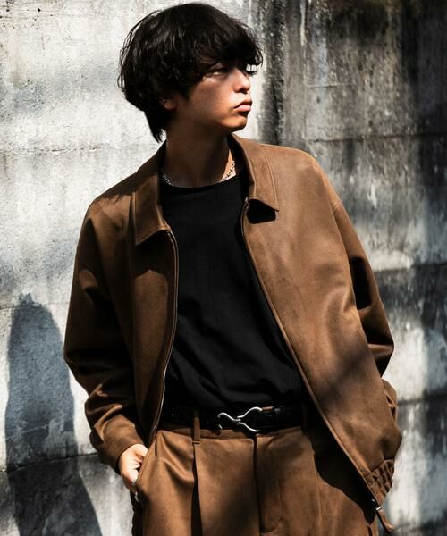 SENSE OF PLACE by URBAN RESEARCH / センスオブプレイス バイ アーバンリサーチ ブルゾン | 『セットアップ対応』 ツイルスエードタッチZIPブルゾン | 詳細17