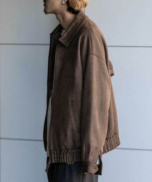 SENSE OF PLACE by URBAN RESEARCH / センスオブプレイス バイ アーバンリサーチ ブルゾン | 『セットアップ対応』 ツイルスエードタッチZIPブルゾン | 詳細27