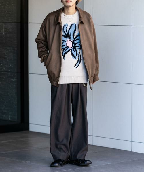 SENSE OF PLACE by URBAN RESEARCH / センスオブプレイス バイ アーバンリサーチ ブルゾン | 『セットアップ対応』 ツイルスエードタッチZIPブルゾン | 詳細29