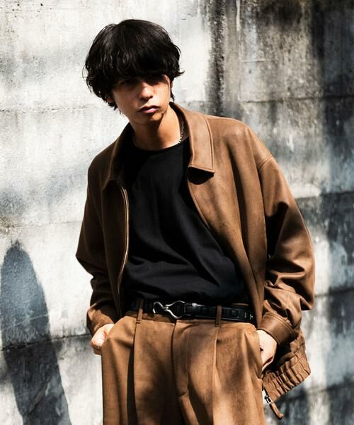 SENSE OF PLACE by URBAN RESEARCH / センスオブプレイス バイ アーバンリサーチ ブルゾン | 『セットアップ対応』 ツイルスエードタッチZIPブルゾン | 詳細18