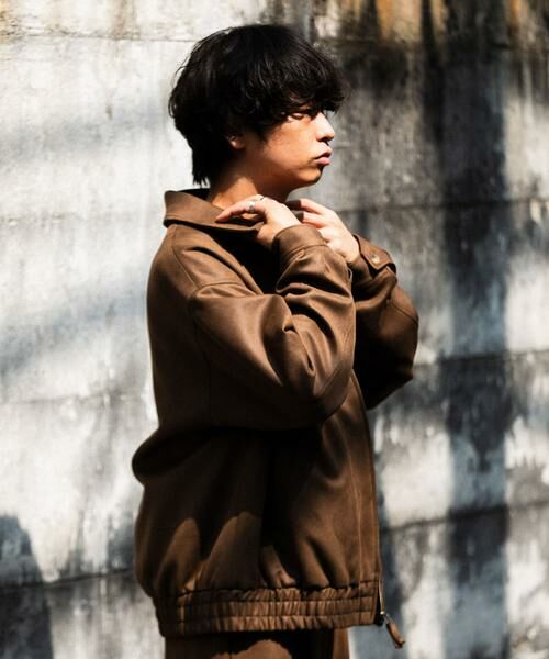 SENSE OF PLACE by URBAN RESEARCH / センスオブプレイス バイ アーバンリサーチ ブルゾン | 『セットアップ対応』 ツイルスエードタッチZIPブルゾン | 詳細19