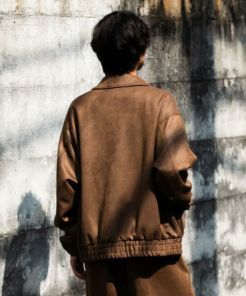 SENSE OF PLACE by URBAN RESEARCH / センスオブプレイス バイ アーバンリサーチ ブルゾン | 『セットアップ対応』 ツイルスエードタッチZIPブルゾン | 詳細20