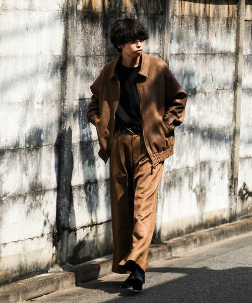 SENSE OF PLACE by URBAN RESEARCH / センスオブプレイス バイ アーバンリサーチ ブルゾン | 『セットアップ対応』 ツイルスエードタッチZIPブルゾン | 詳細22