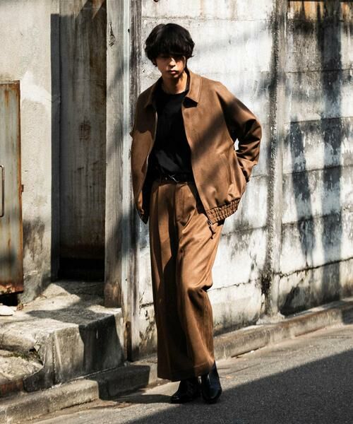 SENSE OF PLACE by URBAN RESEARCH / センスオブプレイス バイ アーバンリサーチ ブルゾン | 『セットアップ対応』 ツイルスエードタッチZIPブルゾン | 詳細23