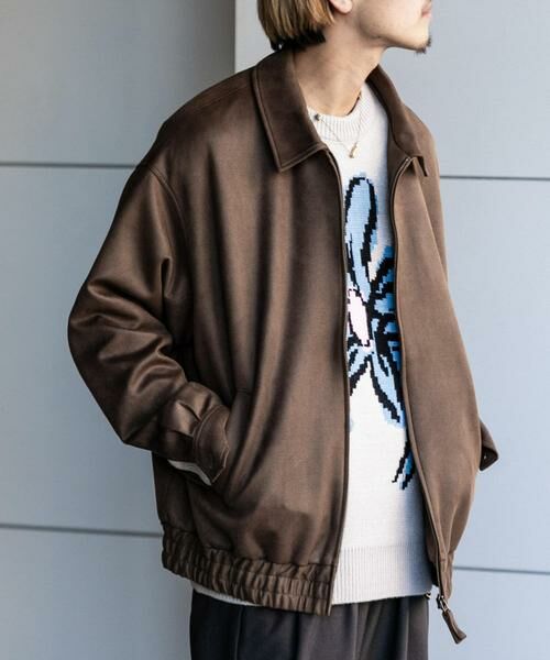 SENSE OF PLACE by URBAN RESEARCH / センスオブプレイス バイ アーバンリサーチ ブルゾン | 『セットアップ対応』 ツイルスエードタッチZIPブルゾン | 詳細25