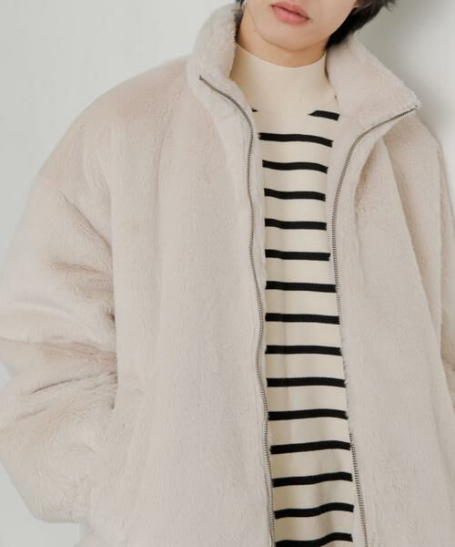 SENSE OF PLACE by URBAN RESEARCH / センスオブプレイス バイ アーバンリサーチ ブルゾン | フェイクファーZIPブルゾン | 詳細19