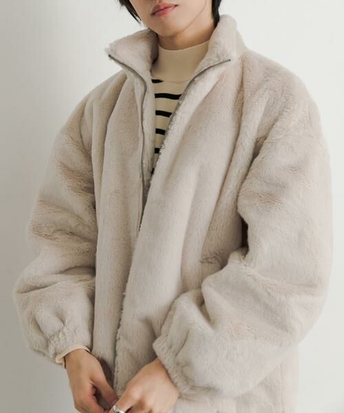 SENSE OF PLACE by URBAN RESEARCH / センスオブプレイス バイ アーバンリサーチ ブルゾン | フェイクファーZIPブルゾン | 詳細20