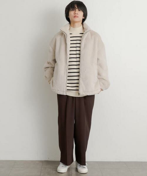 SENSE OF PLACE by URBAN RESEARCH / センスオブプレイス バイ アーバンリサーチ ブルゾン | フェイクファーZIPブルゾン | 詳細23