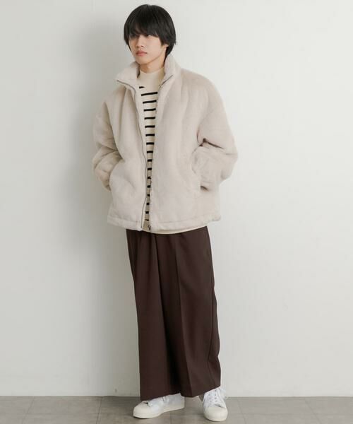 SENSE OF PLACE by URBAN RESEARCH / センスオブプレイス バイ アーバンリサーチ ブルゾン | フェイクファーZIPブルゾン | 詳細25