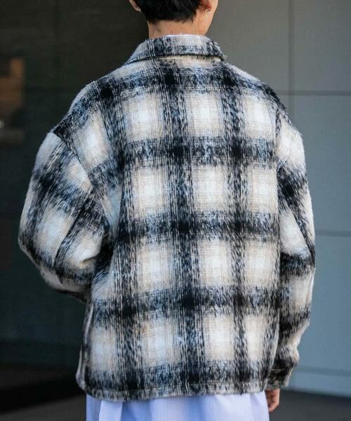 SENSE OF PLACE by URBAN RESEARCH / センスオブプレイス バイ アーバンリサーチ ブルゾン | シャギーチェックCPOブルゾン | 詳細12