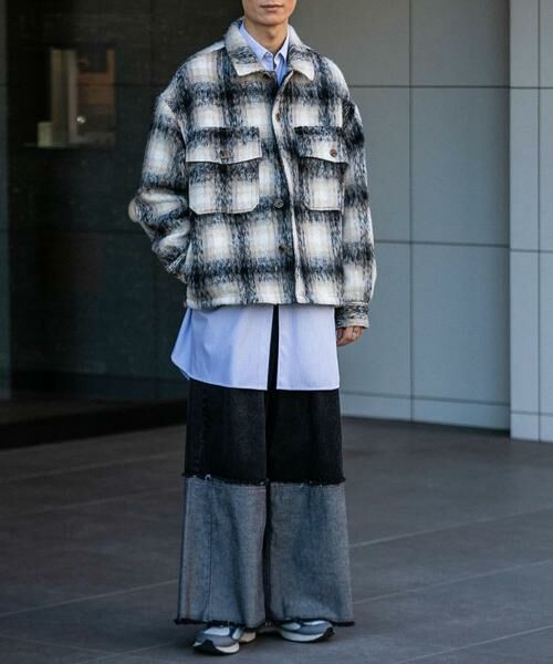 SENSE OF PLACE by URBAN RESEARCH / センスオブプレイス バイ アーバンリサーチ ブルゾン | シャギーチェックCPOブルゾン | 詳細13
