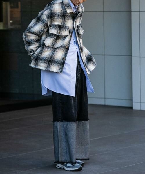 SENSE OF PLACE by URBAN RESEARCH / センスオブプレイス バイ アーバンリサーチ ブルゾン | シャギーチェックCPOブルゾン | 詳細14