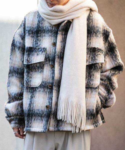 SENSE OF PLACE by URBAN RESEARCH / センスオブプレイス バイ アーバンリサーチ ブルゾン | シャギーチェックCPOブルゾン | 詳細16