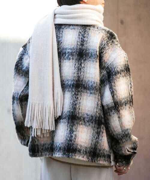 SENSE OF PLACE by URBAN RESEARCH / センスオブプレイス バイ アーバンリサーチ ブルゾン | シャギーチェックCPOブルゾン | 詳細19