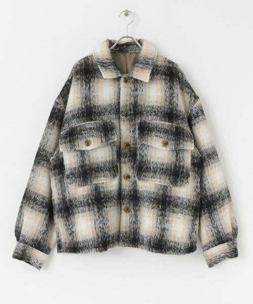SENSE OF PLACE by URBAN RESEARCH / センスオブプレイス バイ アーバンリサーチ ブルゾン | シャギーチェックCPOブルゾン | 詳細27