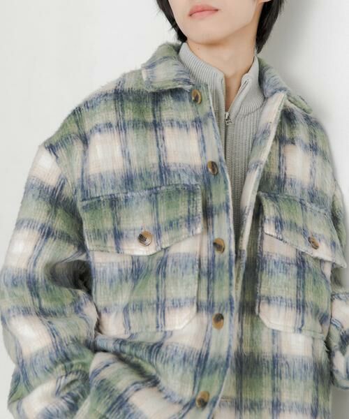 SENSE OF PLACE by URBAN RESEARCH / センスオブプレイス バイ アーバンリサーチ ブルゾン | シャギーチェックCPOブルゾン | 詳細29