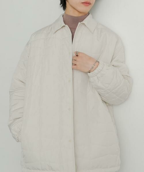 SENSE OF PLACE by URBAN RESEARCH / センスオブプレイス バイ アーバンリサーチ ダウンジャケット・ベスト | パデットキルティングコーチジャケット | 詳細20