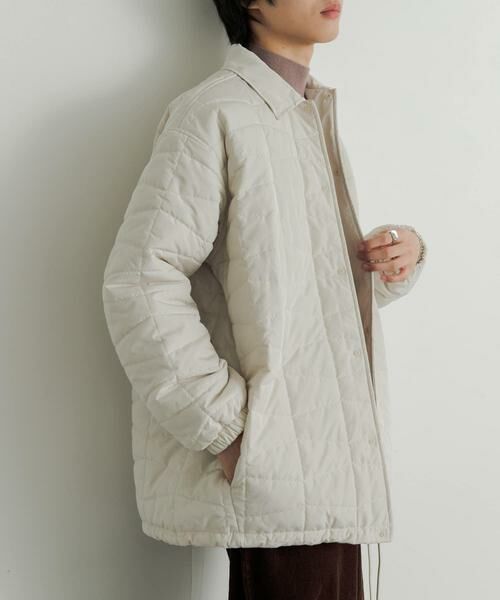 SENSE OF PLACE by URBAN RESEARCH / センスオブプレイス バイ アーバンリサーチ ダウンジャケット・ベスト | パデットキルティングコーチジャケット | 詳細21