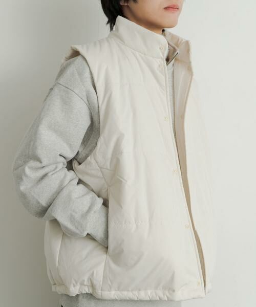 SENSE OF PLACE by URBAN RESEARCH / センスオブプレイス バイ アーバンリサーチ ダウンジャケット・ベスト | パデットドローコードツキベスト | 詳細1