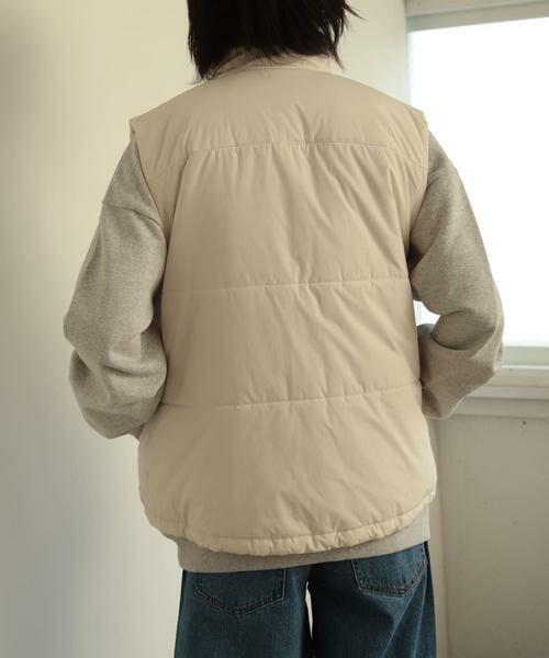 SENSE OF PLACE by URBAN RESEARCH / センスオブプレイス バイ アーバンリサーチ ダウンジャケット・ベスト | パデットドローコードツキベスト | 詳細11