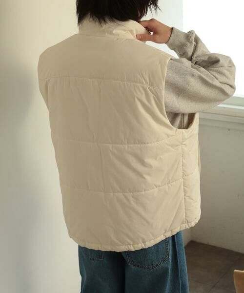 SENSE OF PLACE by URBAN RESEARCH / センスオブプレイス バイ アーバンリサーチ ダウンジャケット・ベスト | パデットドローコードツキベスト | 詳細12
