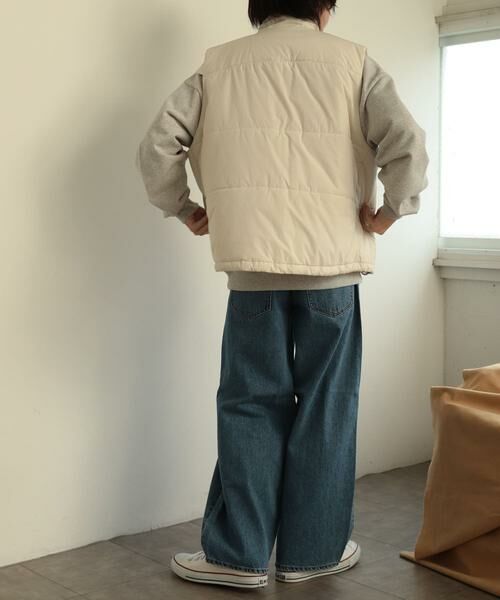 SENSE OF PLACE by URBAN RESEARCH / センスオブプレイス バイ アーバンリサーチ ダウンジャケット・ベスト | パデットドローコードツキベスト | 詳細15